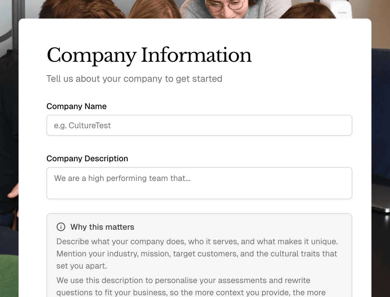 Tell us about your company